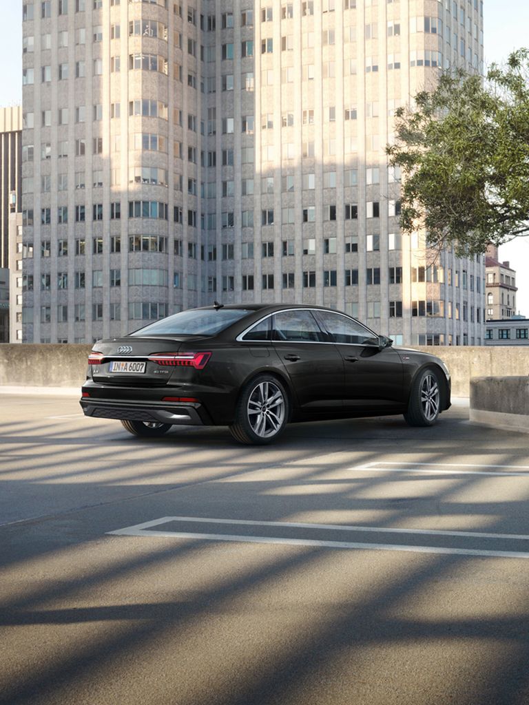 Rear view Audi A6 Sedan